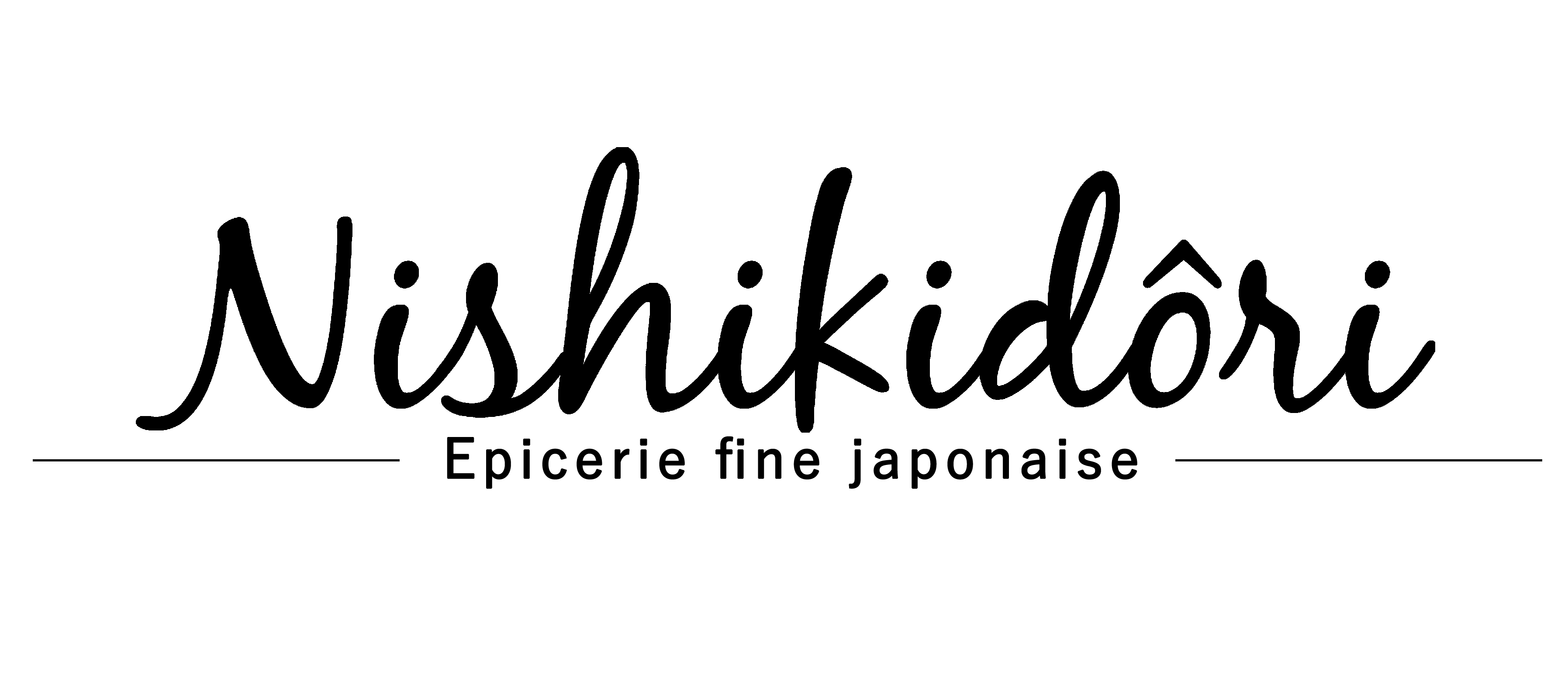 Logo Nishikidori Noir Texte
